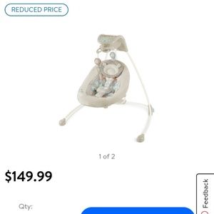 A swing and play pen